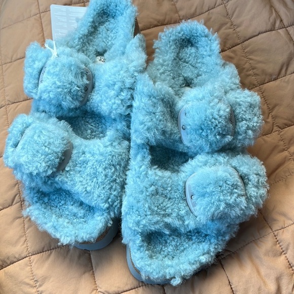 Birkenstock Arizona Big Buckle Shearling Size 7 NWT - Picture 8 of 16